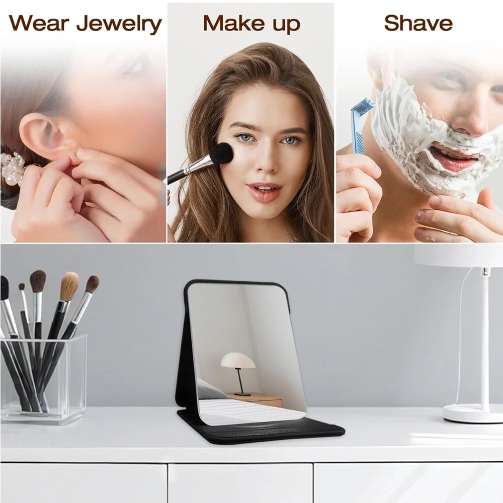 Travel Makeup Mirror – Sleek, Clear & On-the-Go Friendly ✨